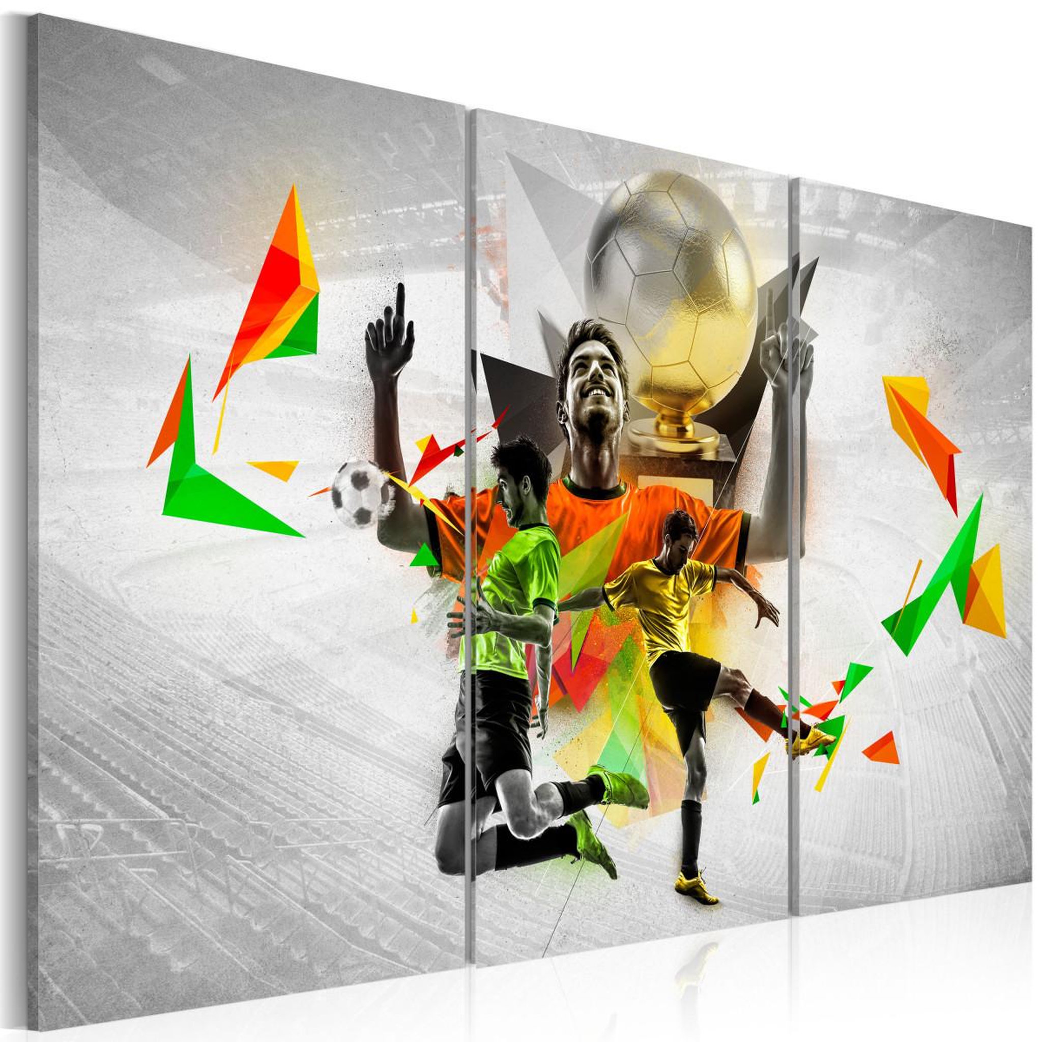 Paris Prix Tableau imprimé  rêves de football. Coloris disponibles : Multicolore
