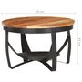 Voir la diapositive 6 : VIDAXL Table basse Ø68x43 cm Bois d'acacia solide