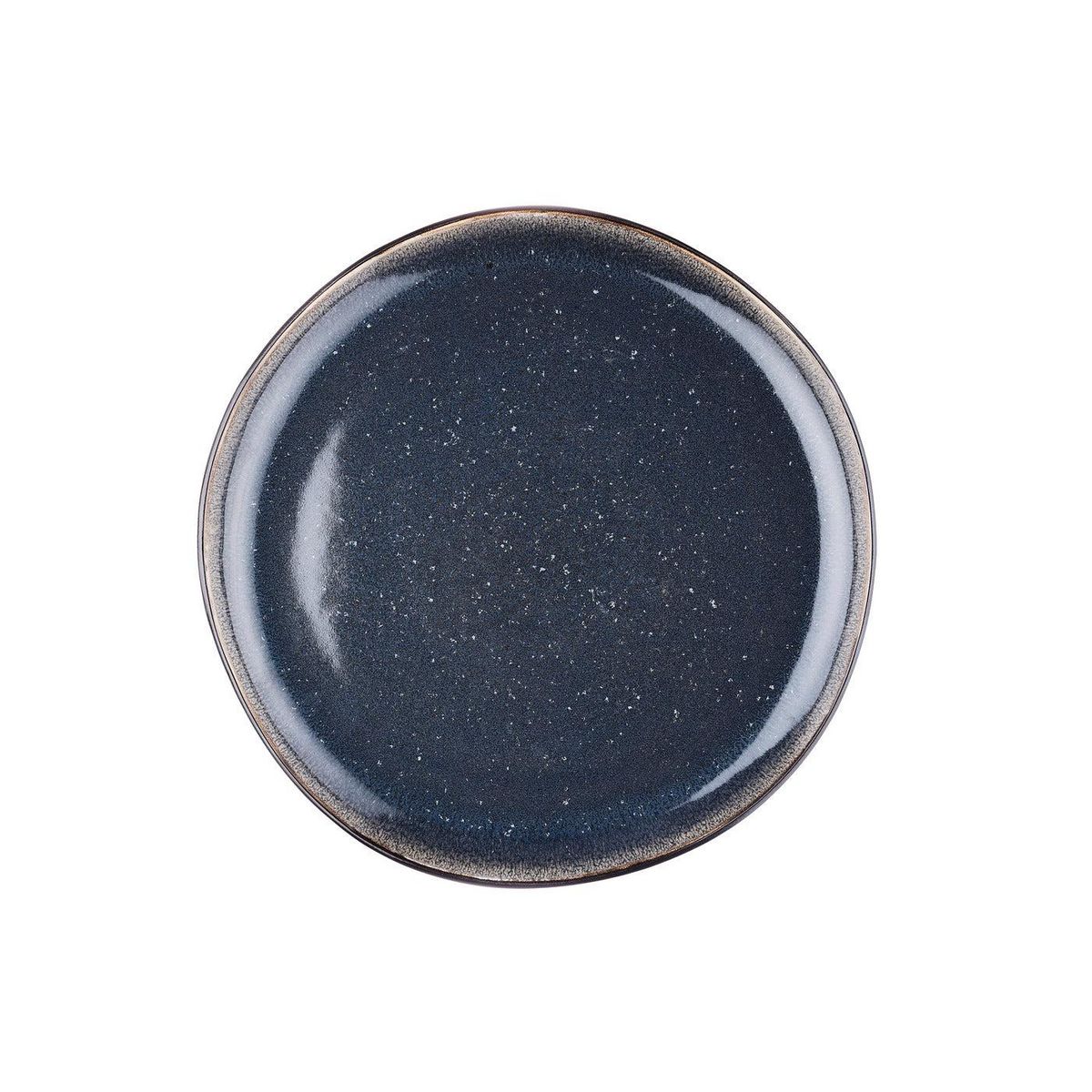 BJORN Plateau de service IRIS Ø32cm - 2 pièces - Bleu nuit