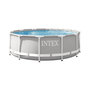 Voir la diapositive 4 : INTEX Piscine tubulaire Prism Frame ronde 3,66 x 0,76 m - Intex