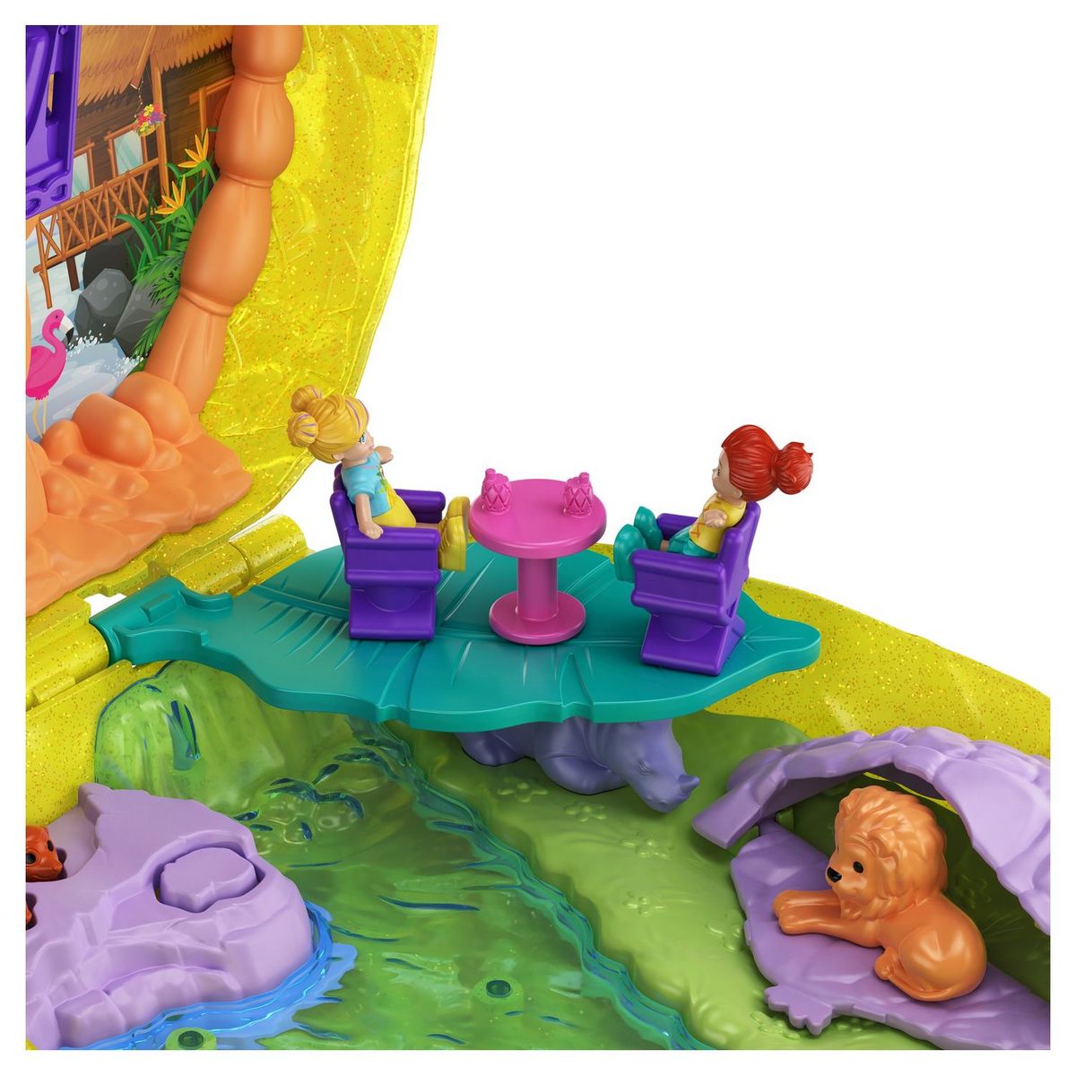 MATTEL Sac à Surprises Ananas Tropicool - Polly Pocket