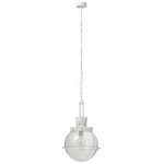 Paris Prix Lampe Suspension Boule  Iore  40cm Blanc