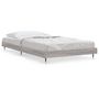 Voir la diapositive 2 : VIDAXL Cadre de lit sans matelas sonoma gris 90x200 cm