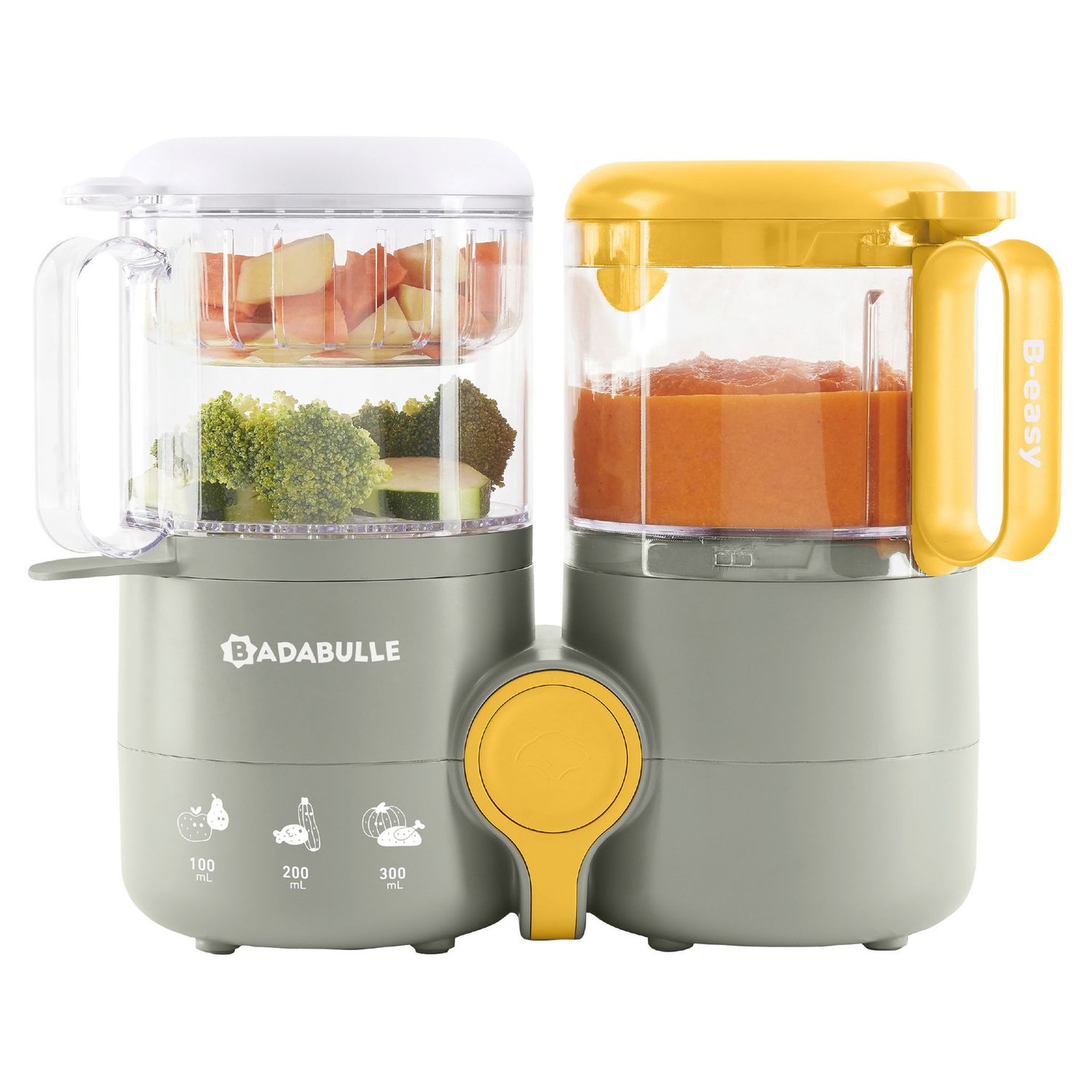 Voir la diapositive 1 : BADABULLE Robot Culinaire bébé 4 en 1 B-Easy 