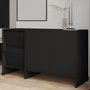 Voir la diapositive 4 : Habitat et Jardin Buffet en bois  Laris 130  - 130 x 44 x 82 cm - Noir