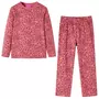VIDAXL Pyjamas enfants a manches longues rose ancien 104