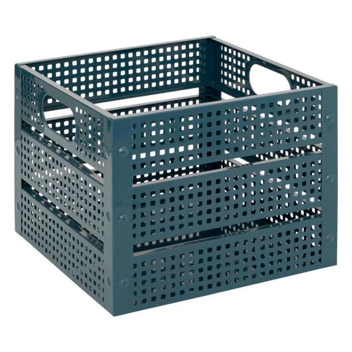 ATMOSPHERA Lot de 4 Caisses de Rangement  Azae  35cm Bleu