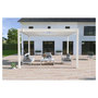 Voir la diapositive 2 : OMBREA Pergola bioclimatique - Autoportante - Blanche - 3x4m - OMBREA