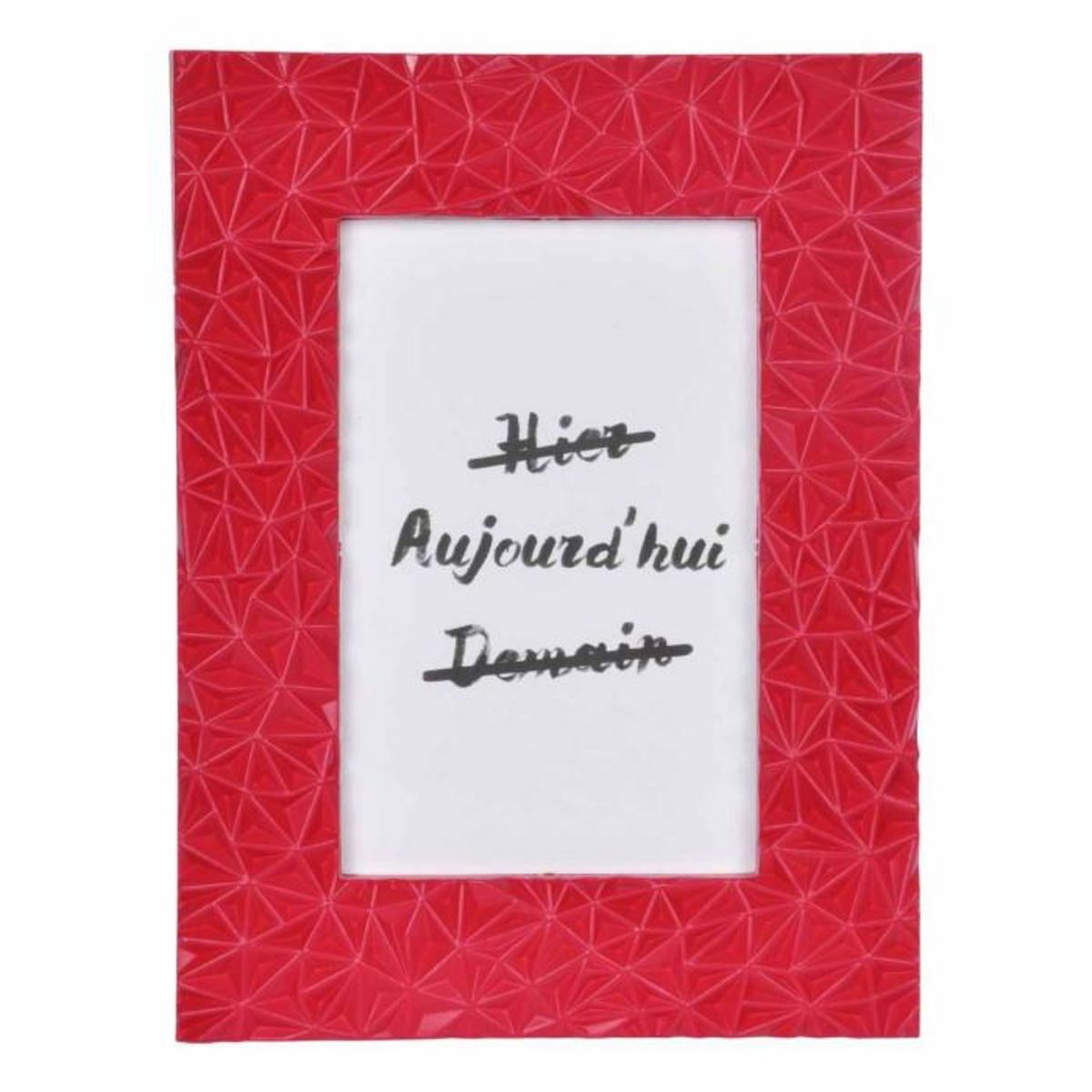 Paris Prix Cadre Photo Déco  Géométrique Frame  20x25cm Rouge