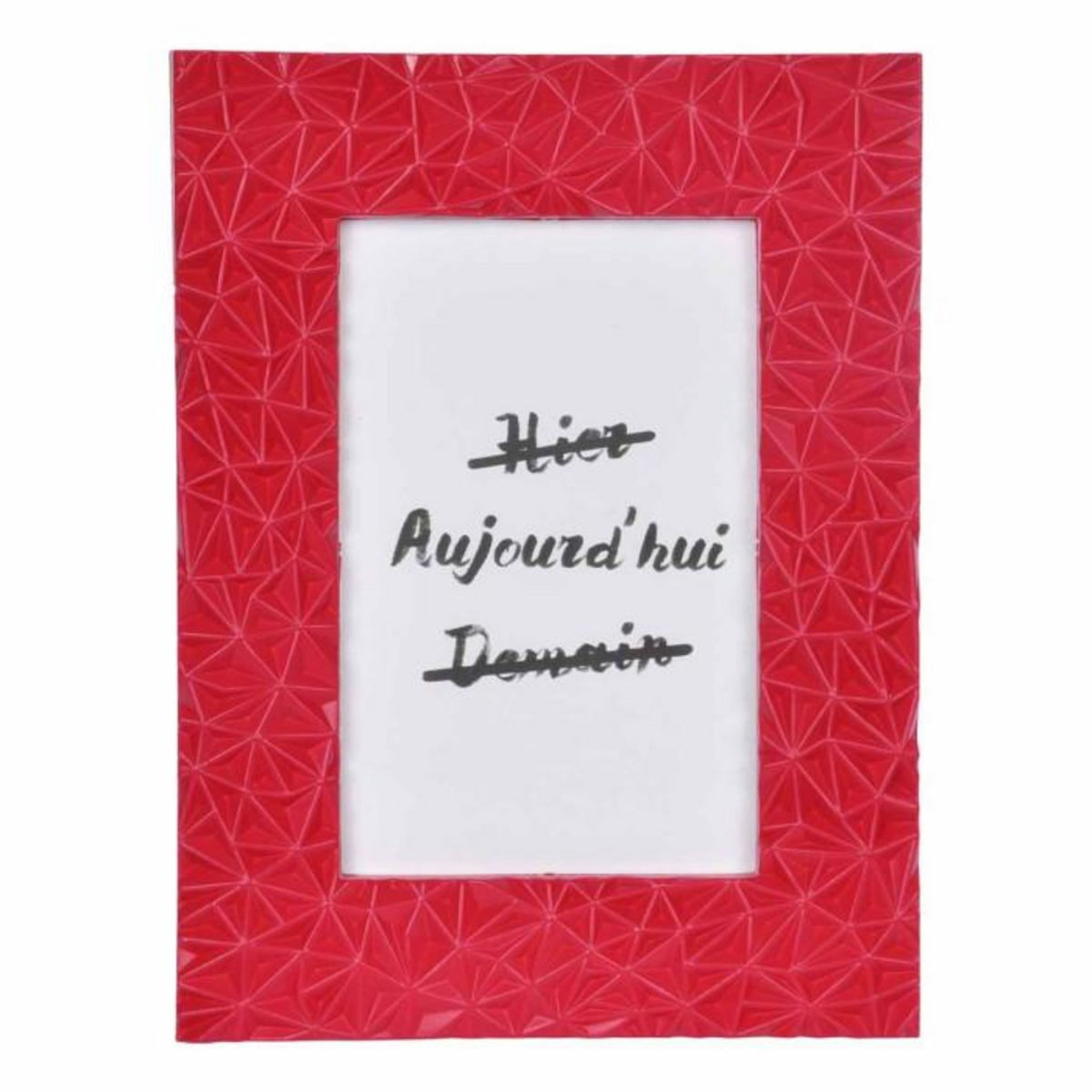 Paris Prix Cadre Photo Déco  Géométrique Frame  20x25cm Rouge