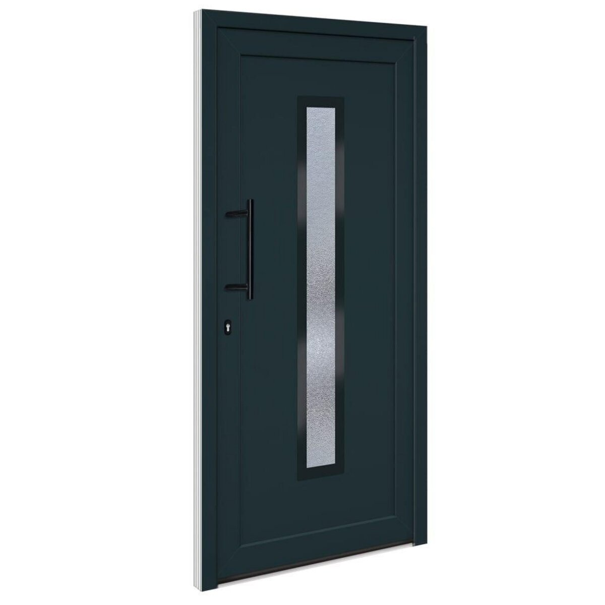 VIDAXL Porte d'entree anthracite 98x200 cm PVC