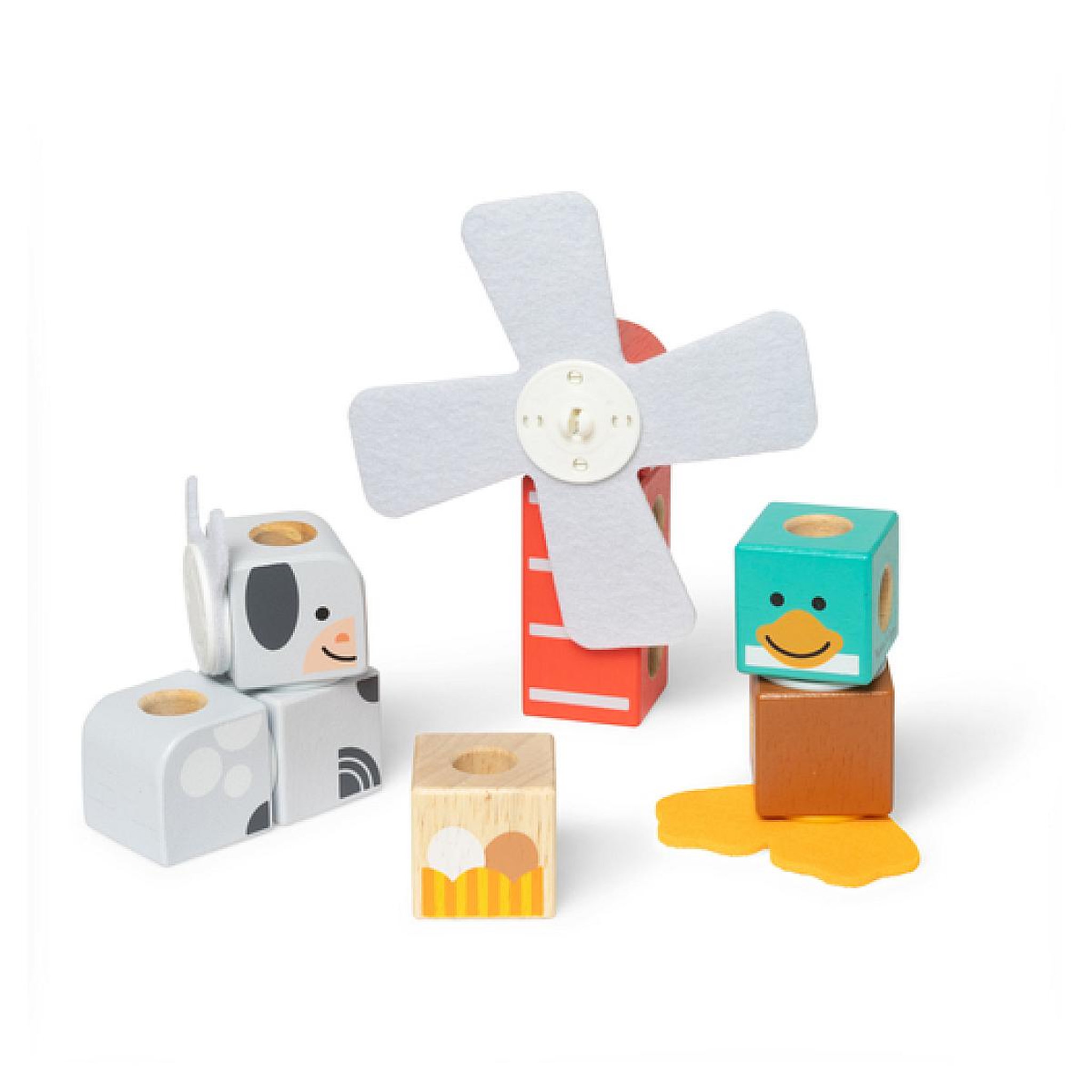 SpinMaster Melissa  and  Doug Les amis de la ferme - 16 pieces - BLOCKABLES