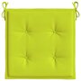Voir la diapositive 5 : VIDAXL Coussins de chaise de jardin lot de 6 vert vif 50x50x3 cm