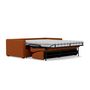 Voir la diapositive 5 : BEST MOBILIER Julia - canapé 3 places convertible express couchage quotidien 140 cm matelas 14 cm en tissu