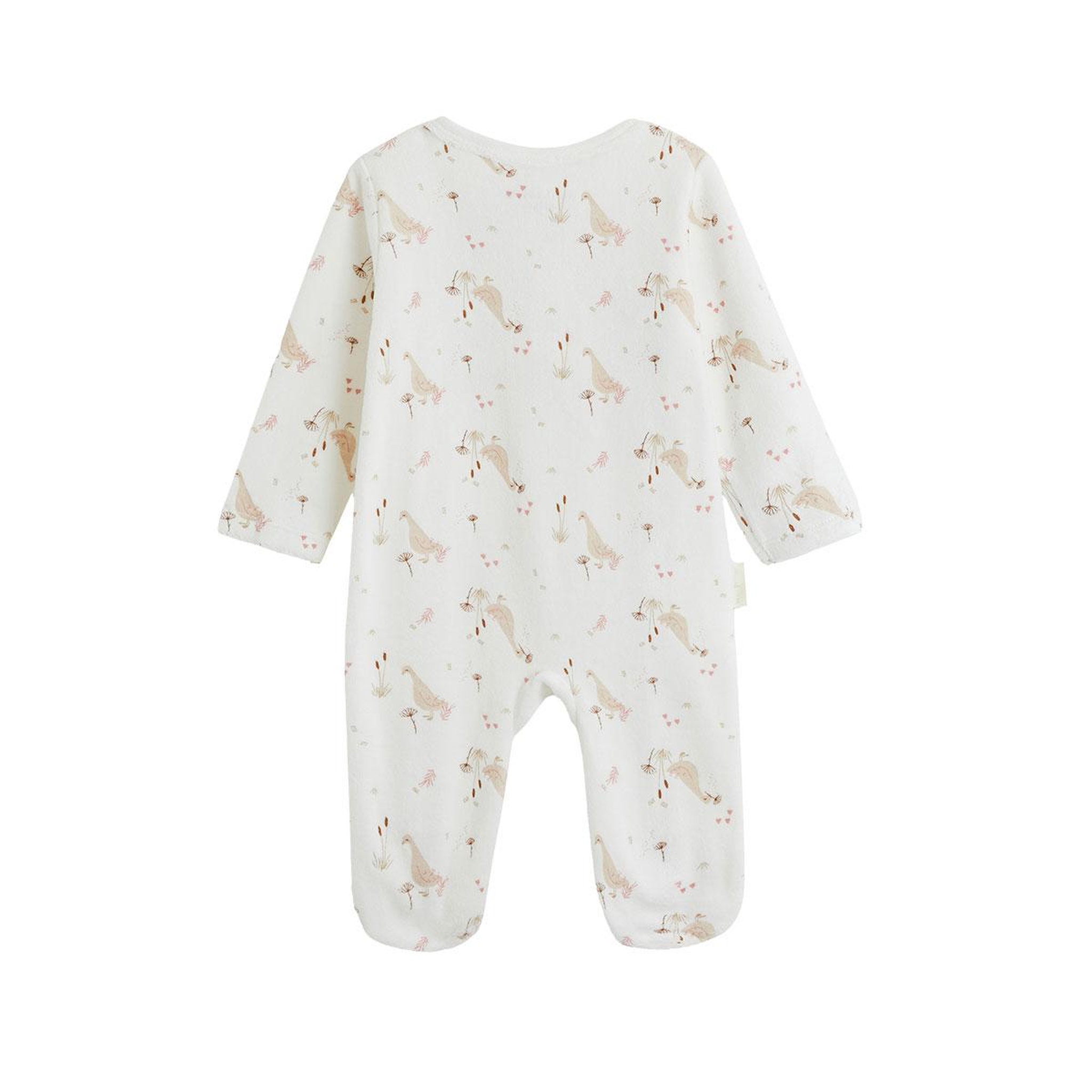 Voir la diapositive 2 : PETIT BEGUIN Pyjama bébé en velours ouverture pont Margot