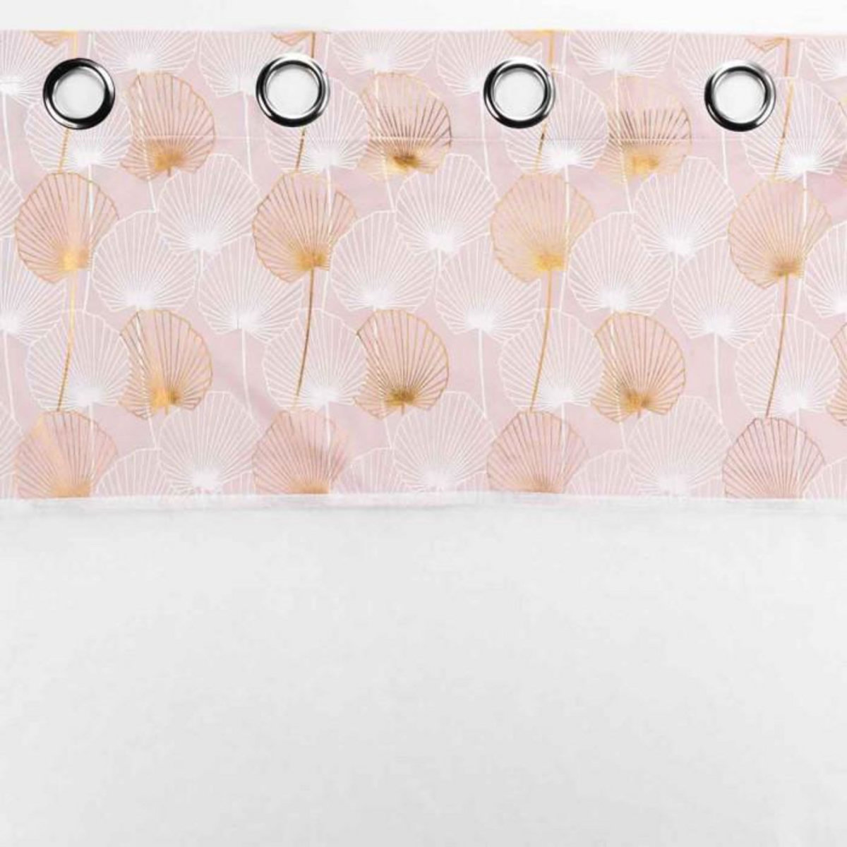 Paris Prix Rideau Voilage à Œillets  Clairine  140x240cm Rose