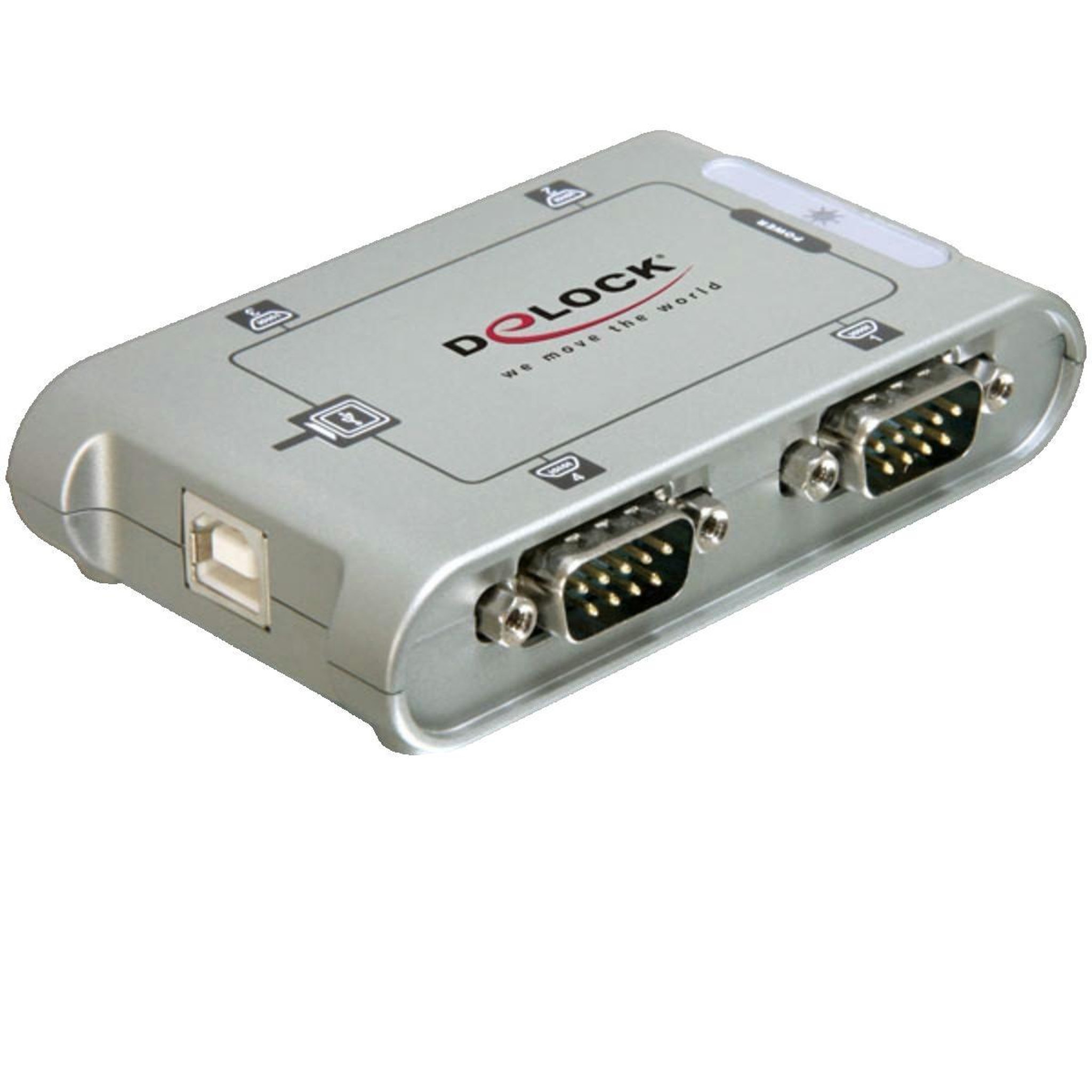 DeLock Hub USB DeLOCK 4 Ports Argent