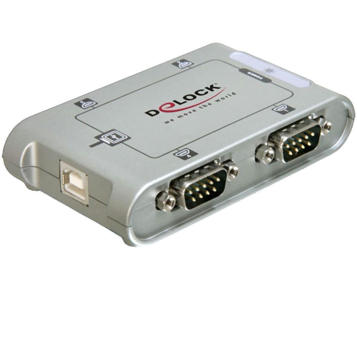 DeLock Hub USB DeLOCK 4 Ports Argent