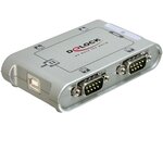 DeLock Hub USB DeLOCK 4 Ports Argent