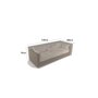 Voir la diapositive 3 : Nortene Housse de protection pour canapé 3 places COVERTOP - Taupe - 230 x 100 x 70 cm