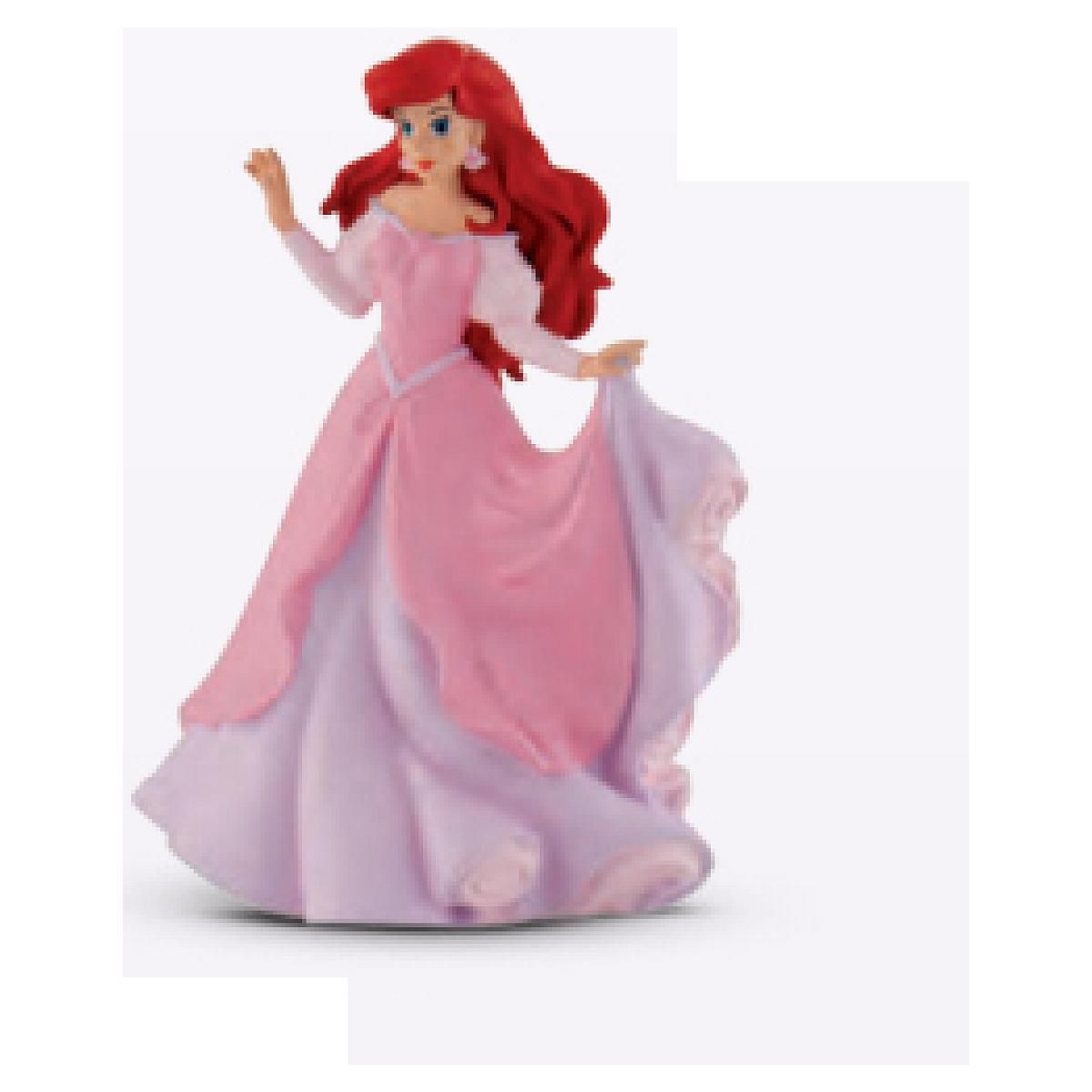Bullyland Figurine Princesse Ariel en robe rose
