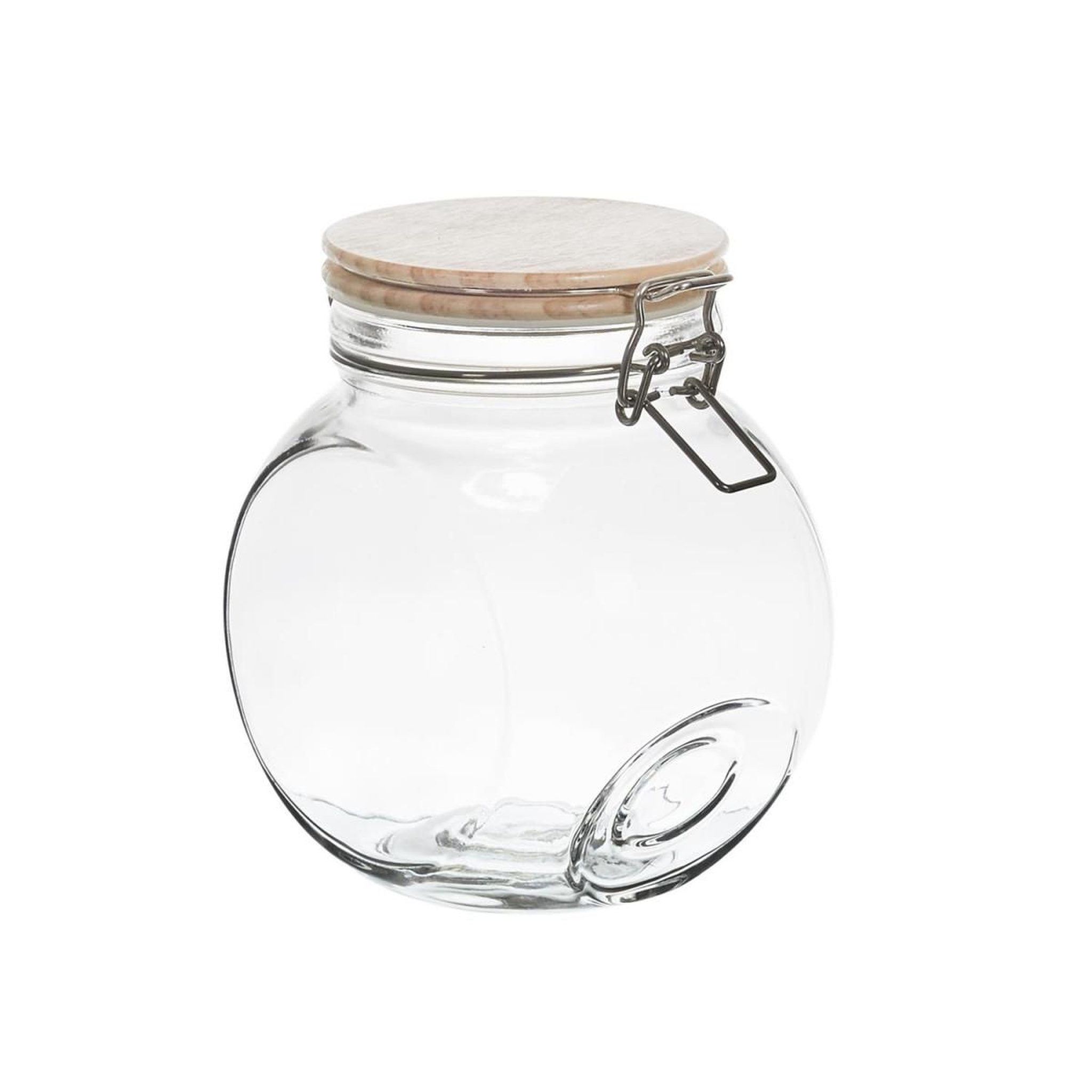 Voir la diapositive 2 : COOK CONCEPT Bocal de conservation  bois  1,7l transparent