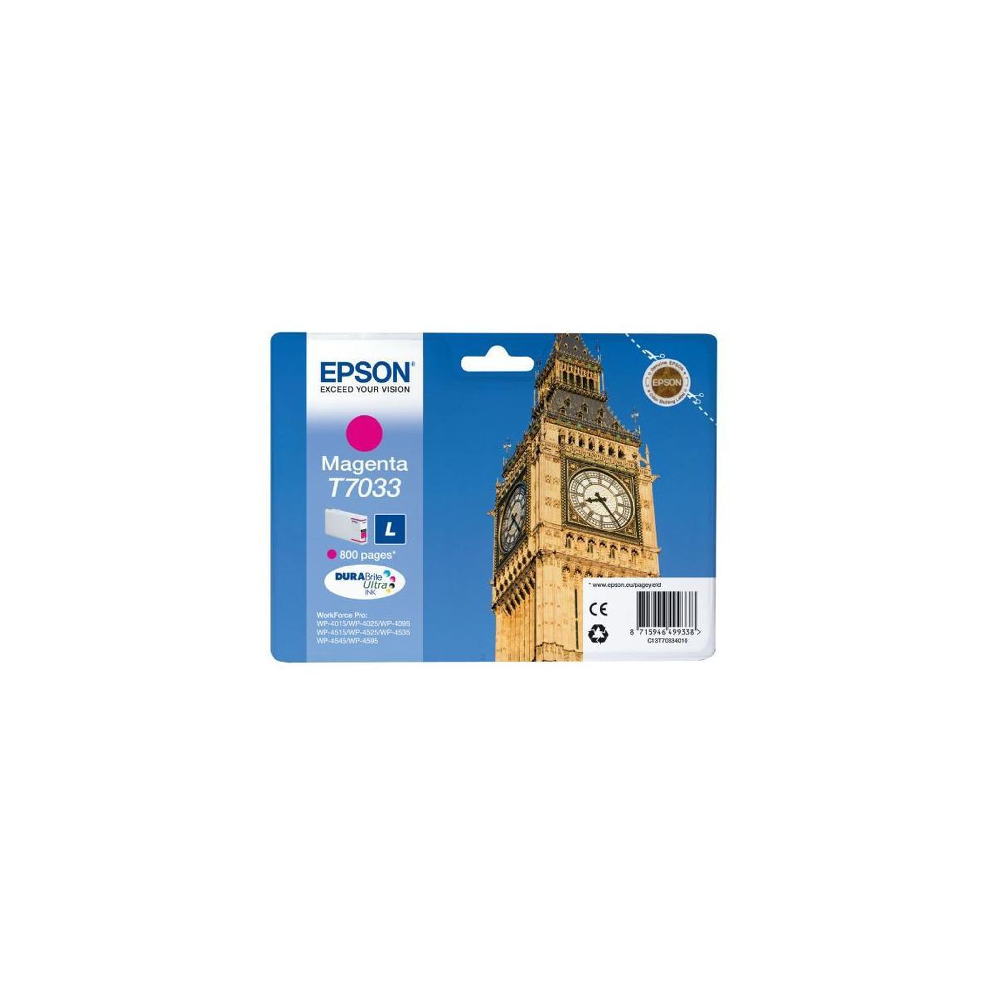 Voir la diapositive 3 : Epson Cartouche d'encre Epson 8715946499338 Magenta
