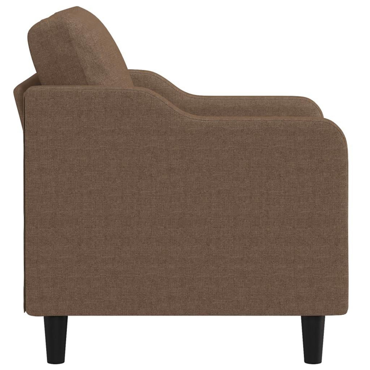 VIDAXL Fauteuil Marron 60 cm Tissu