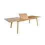 Voir la diapositive 6 : SWEEEK Table de jardin PALENA en bois d'acacia. 10 places. 275 x 100 x 75 cm