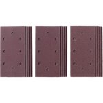 KWB Lot de 15 feuilles de papier abrasif 187 x 93 mm pour ponceuse orbitale