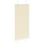 Voir la diapositive 3 : VIDAXL Store plisse creme 55x150 cm largeur du tissu 54,4 cm polyester