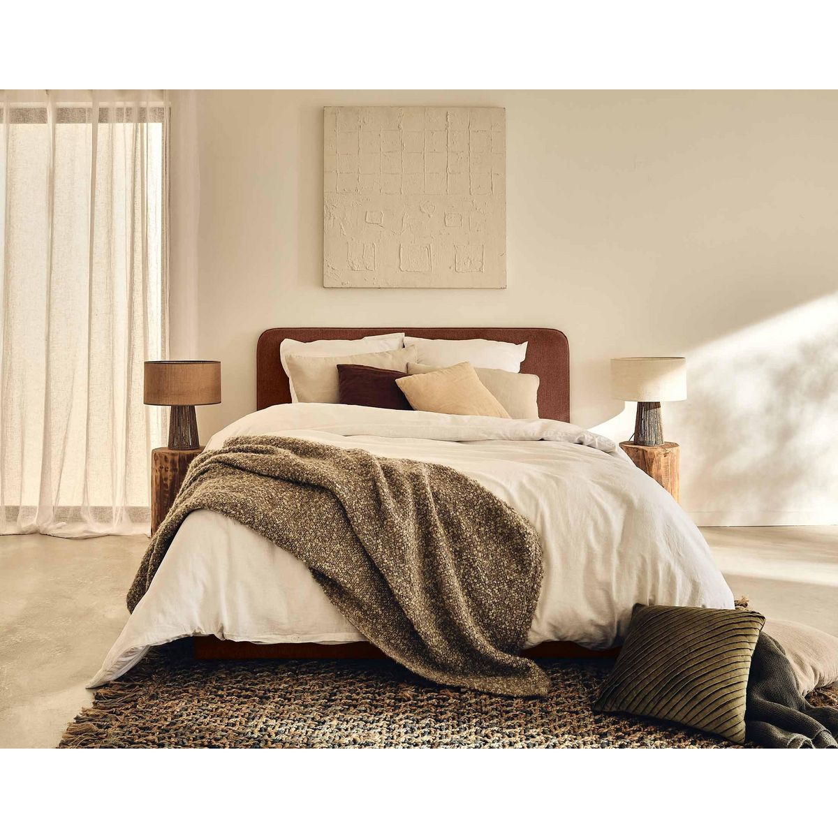 BEST MOBILIER Goyave - lit coffre - 160x200 - en tissu - sommier inclus