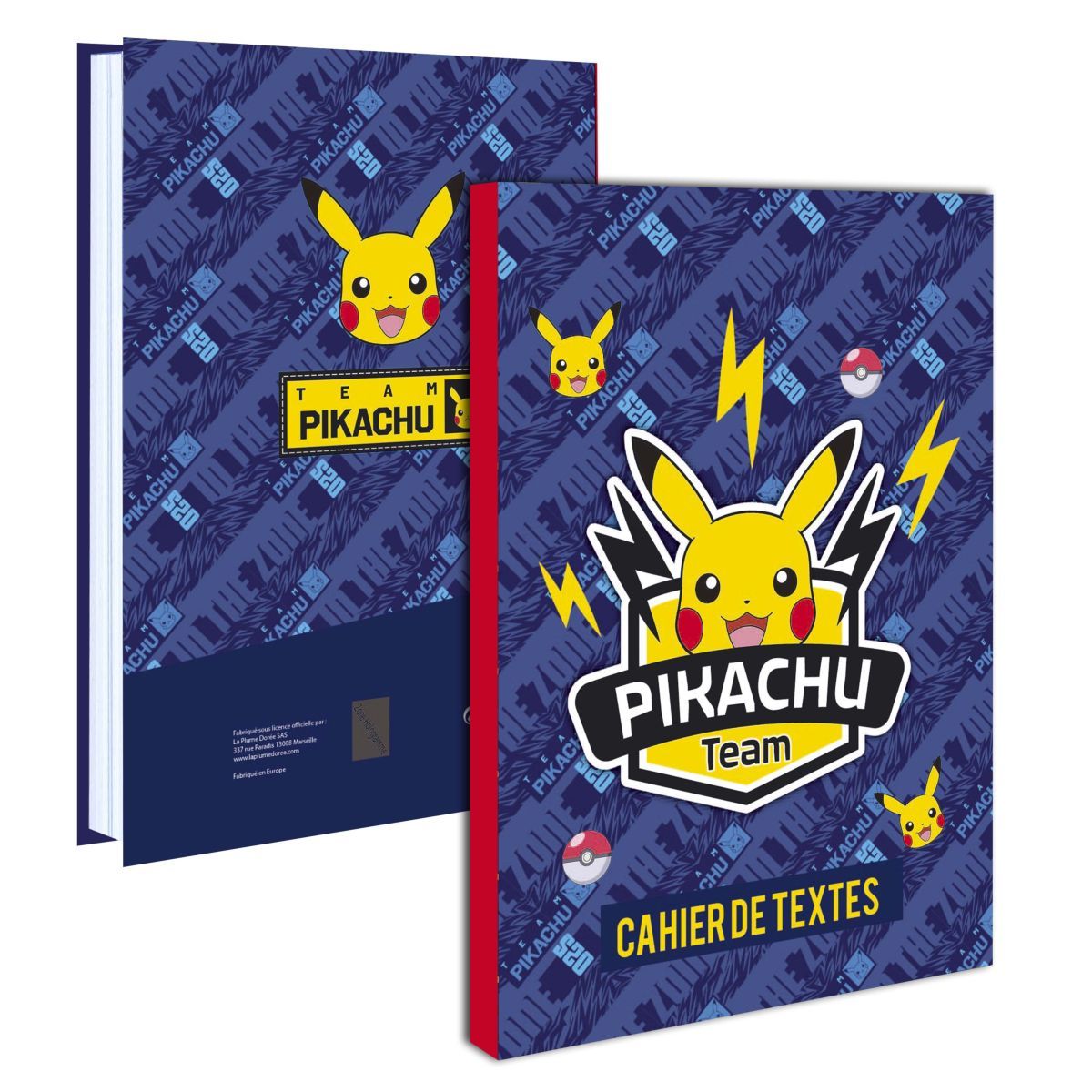 AUCHAN Cahier de texte Pokemon