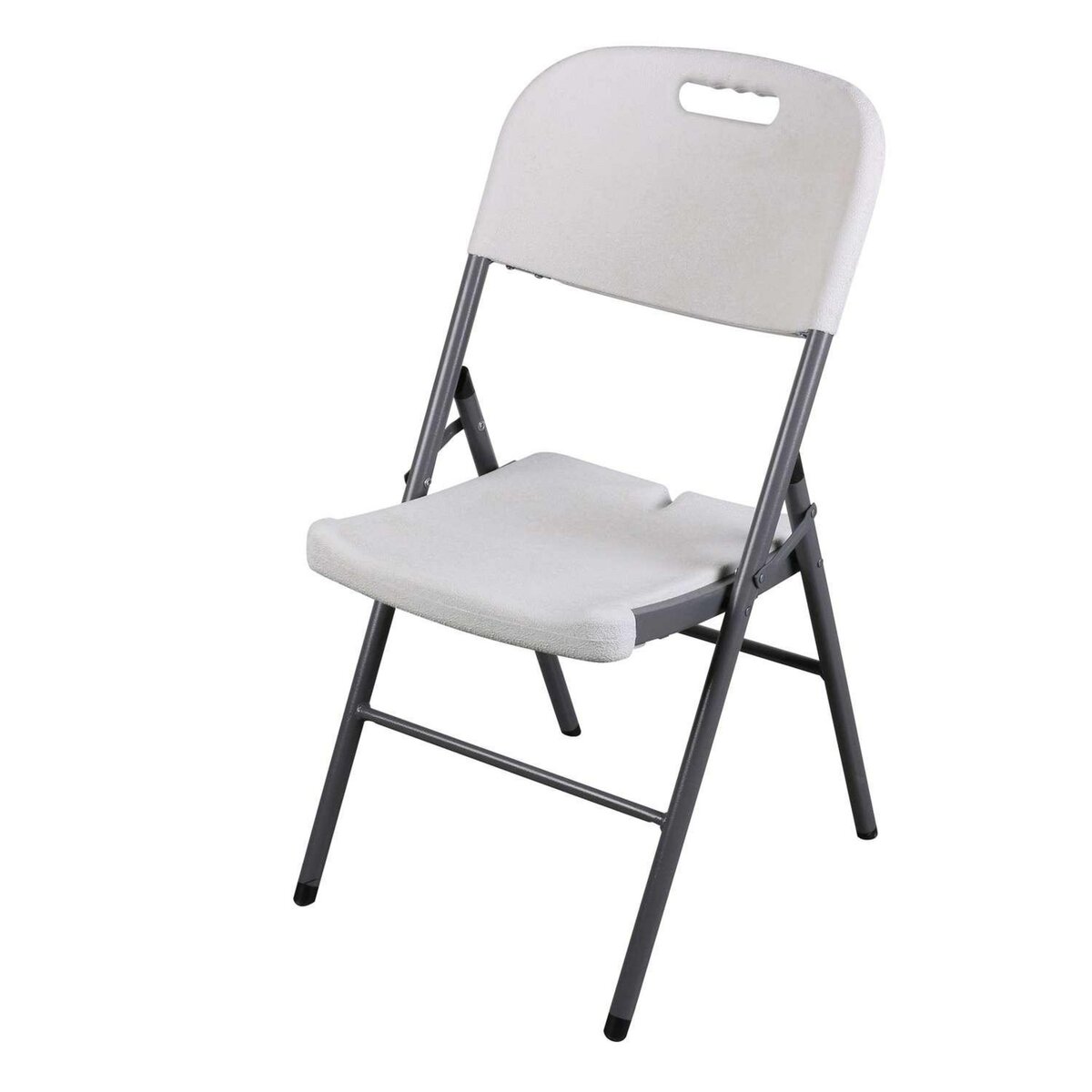 SUNNYDAYS Chaise de réception pliable en polyéthylène - Blanc