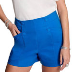 MORGAN Short  Femme Morgan City. Coloris disponibles : Bleu