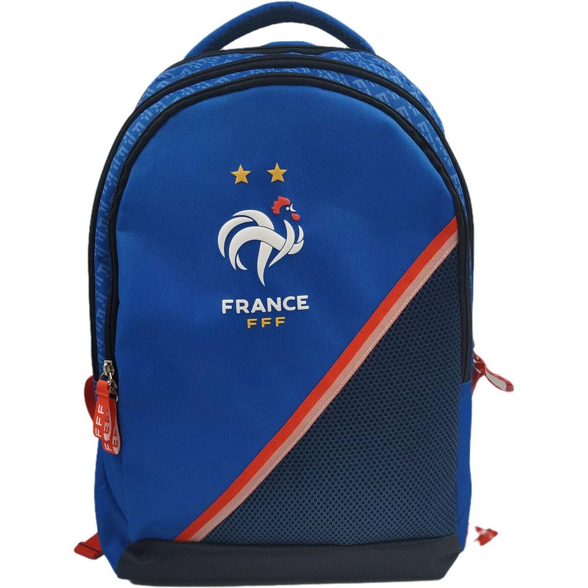 FFF Sac à dos 2 compartiments bleu