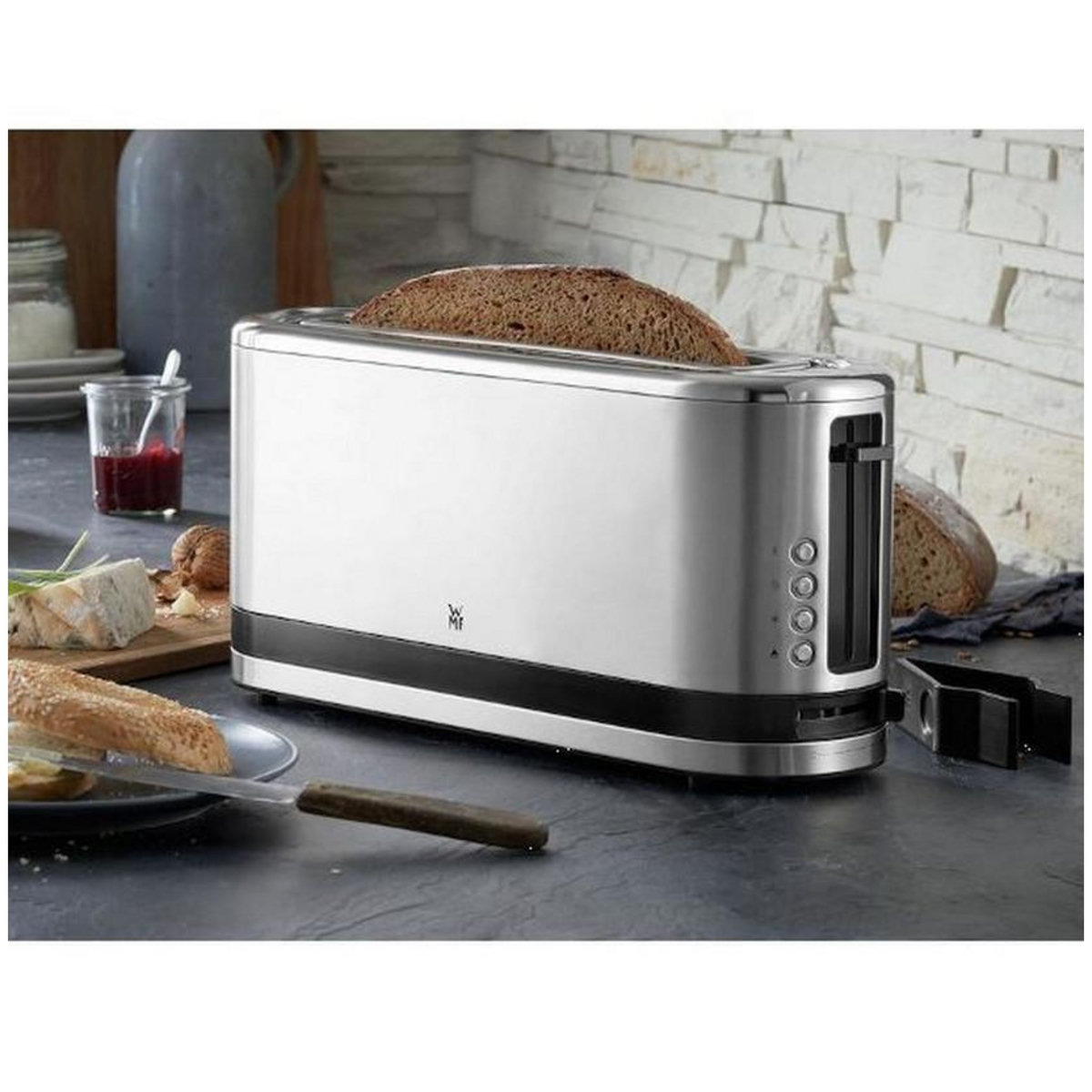 WMF Grille-pains 1 fente 900w inox/noir - 0414120011