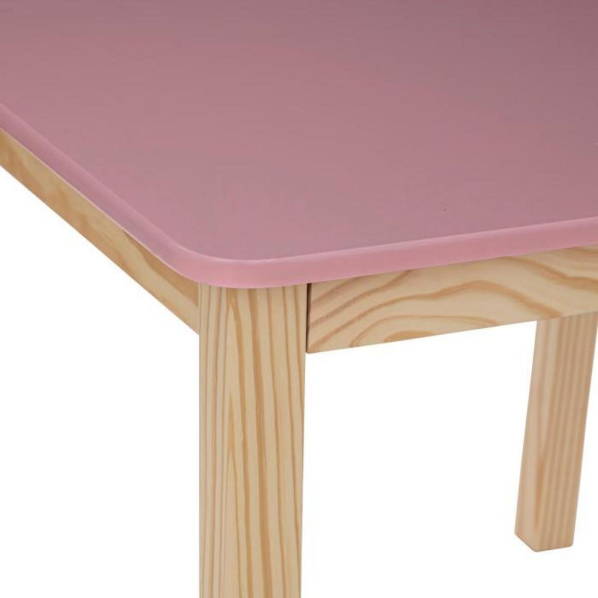 Atmosphera Kids Table Enfant en Bois  Classic  60cm Rose