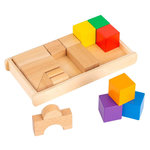 EDUCO Apprendre Les Mathématiques - Construisez les blocs - jeu Montessori