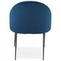 Voir la diapositive 5 : Paris Prix Fauteuil Lounge en Velours  Lillian  83cm Bleu