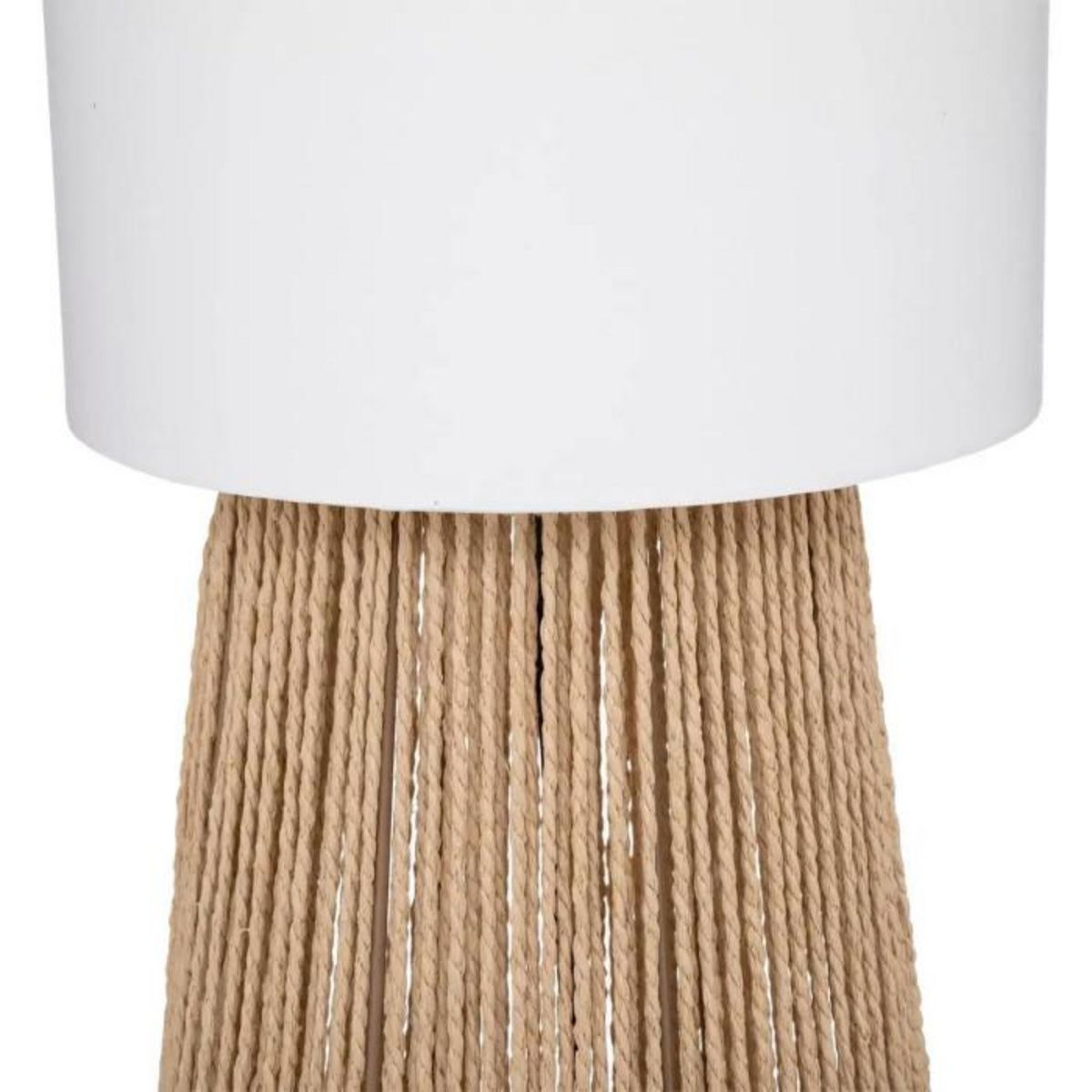 ATMOSPHERA Lampadaire Design  Aissa  130cm Blanc & Beige