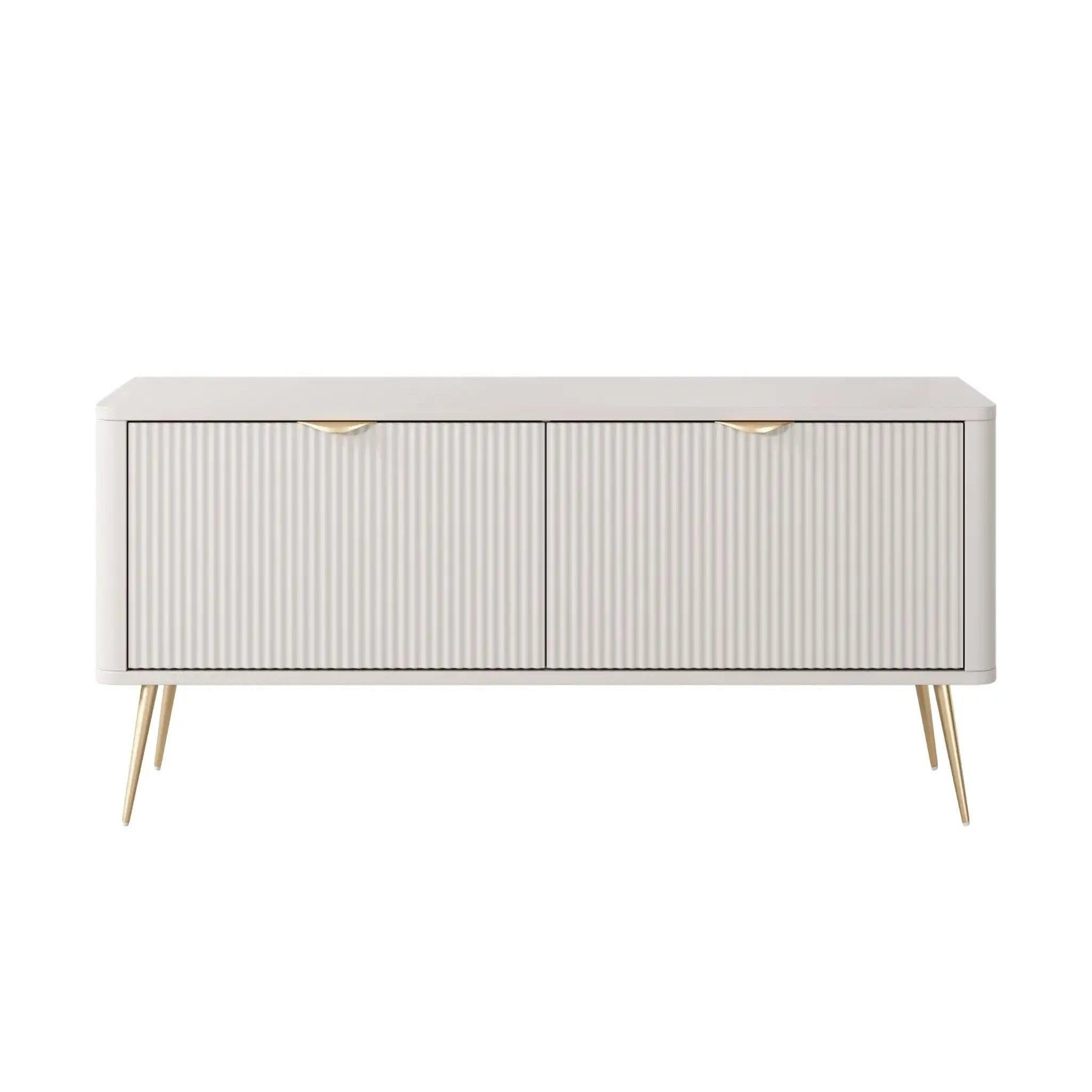 Voir la diapositive 1 : CASANOVA PARIS Joudy mini - mini meuble tv 163cmeffet rainuré