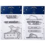  8 Tampons transparents Le Petit Prince Mouton et Boa