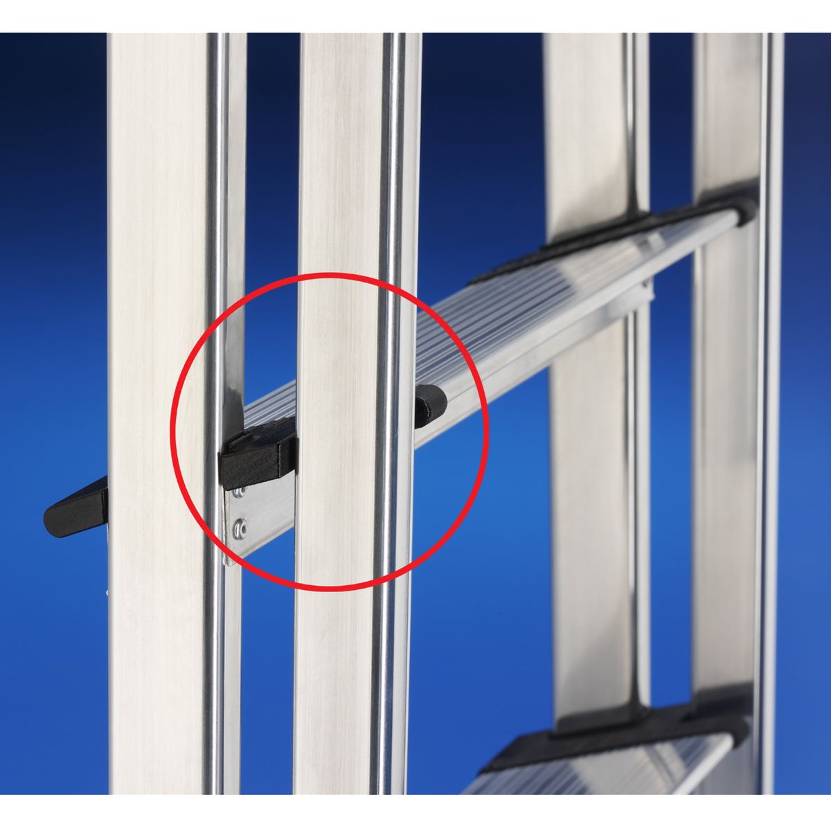 HAILO Escabeau 6 marches larges 3m05 en aluminium - PROFISTEP XXL