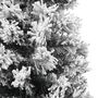 Voir la diapositive 5 : VIDAXL Sapin de Noël artificiel mince flocon de neige vert 180 cm PVC