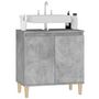 Voir la diapositive 4 : VIDAXL Meuble d'evier gris beton 58x33x60 cm bois d'ingenierie