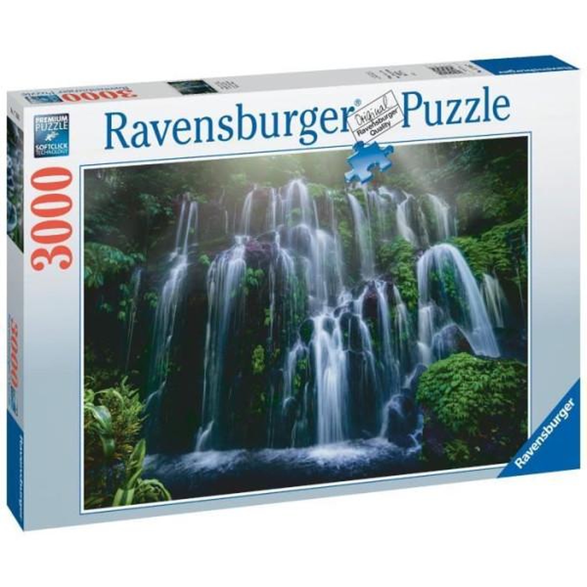 RAVENSBURGER Puzzle 3000 pieces - ravensburger - chutes d'eau, bali - paysage et nature - adulte - garantie 2 ans