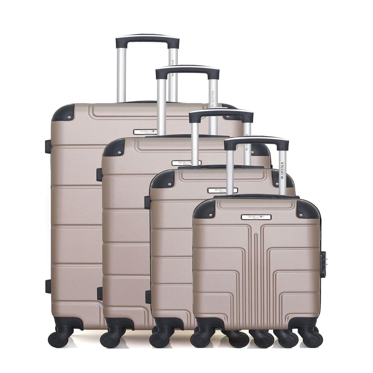 BLUESTAR BLUESTAR - Set de 4 Valises OTTAWA-M 75 cm 4 Roues