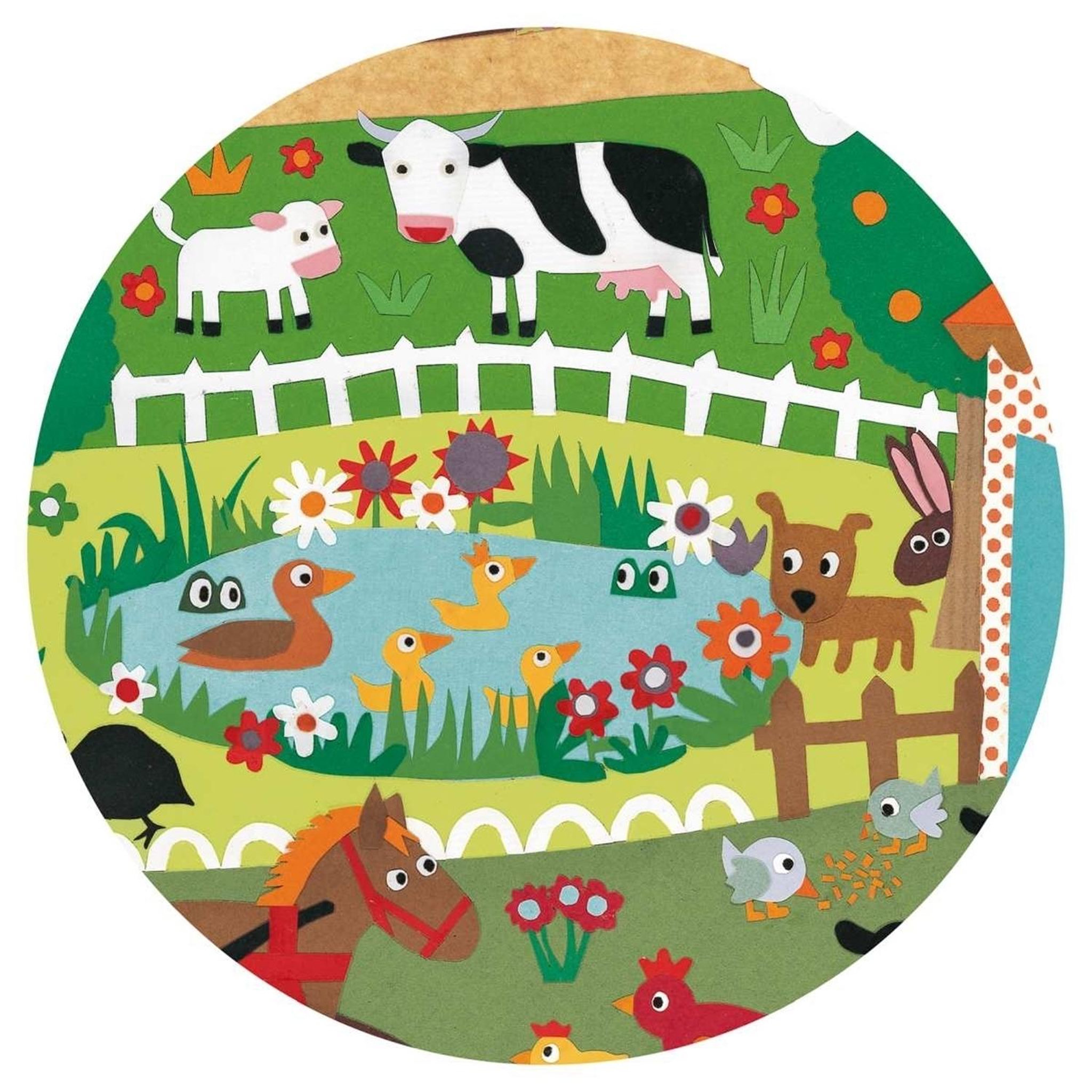 Voir la diapositive 4 : Djeco Puzzle observation la ferme 35 pieces