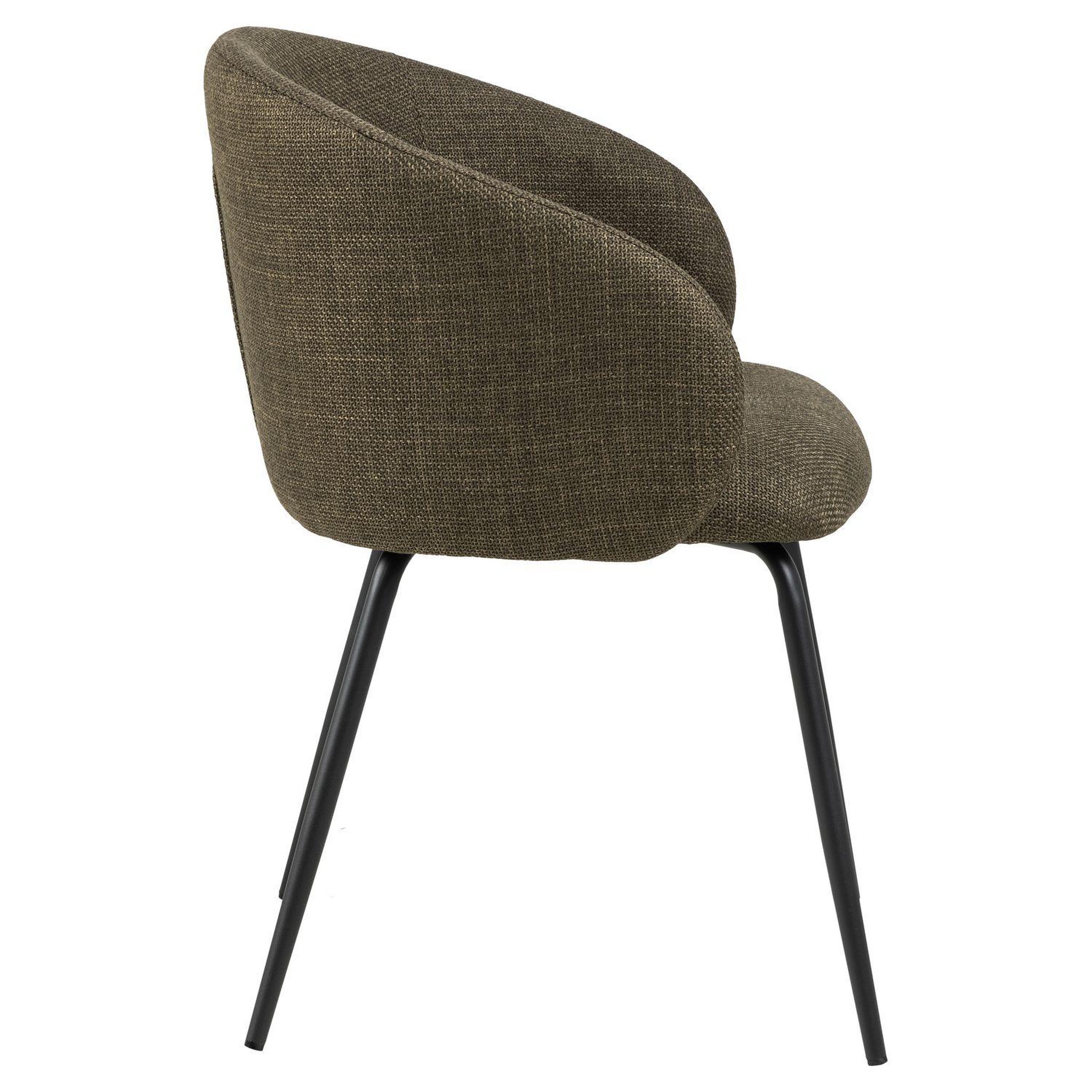 Voir la diapositive 5 : TOILINUX Lot de 2 chaises en tissu avec accoudoirs sören